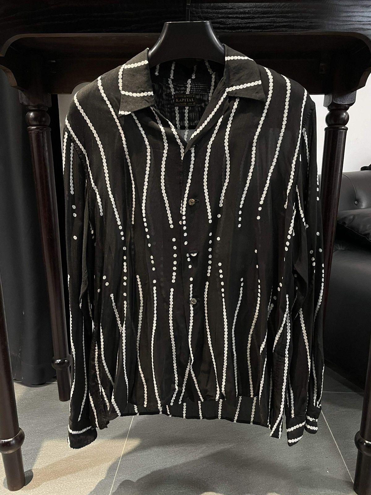 Kapital Kapital Wobbly Pearl Silk Buttonup Size US M / EU 48-50 / 2 - 1 Thumbnail