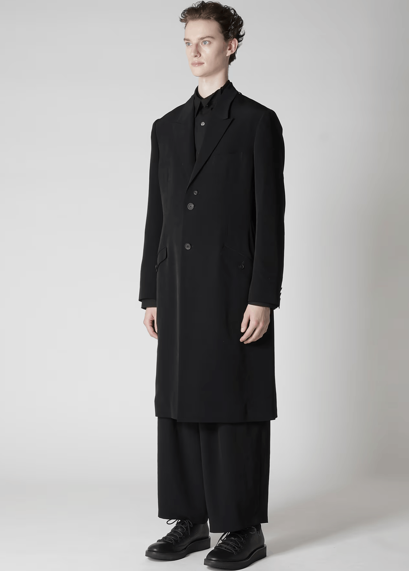 Yohji Yamamoto Yohji Yamamoto Pour Homme 24AW - Lapel Detachable Jacket Size US M / EU 48-50 / 2 - 9 Thumbnail