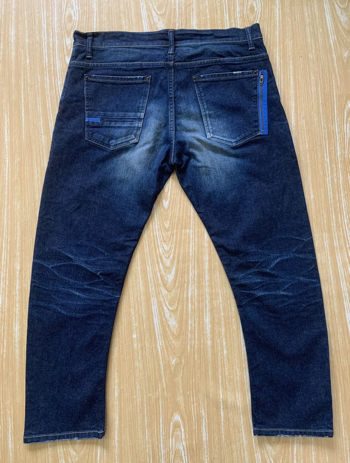 Designer × Japanese Brand 🔥 291295 Homme Japanese Brand Denim Pants New With Tag Size US 34 / EU 50 - 6 Thumbnail
