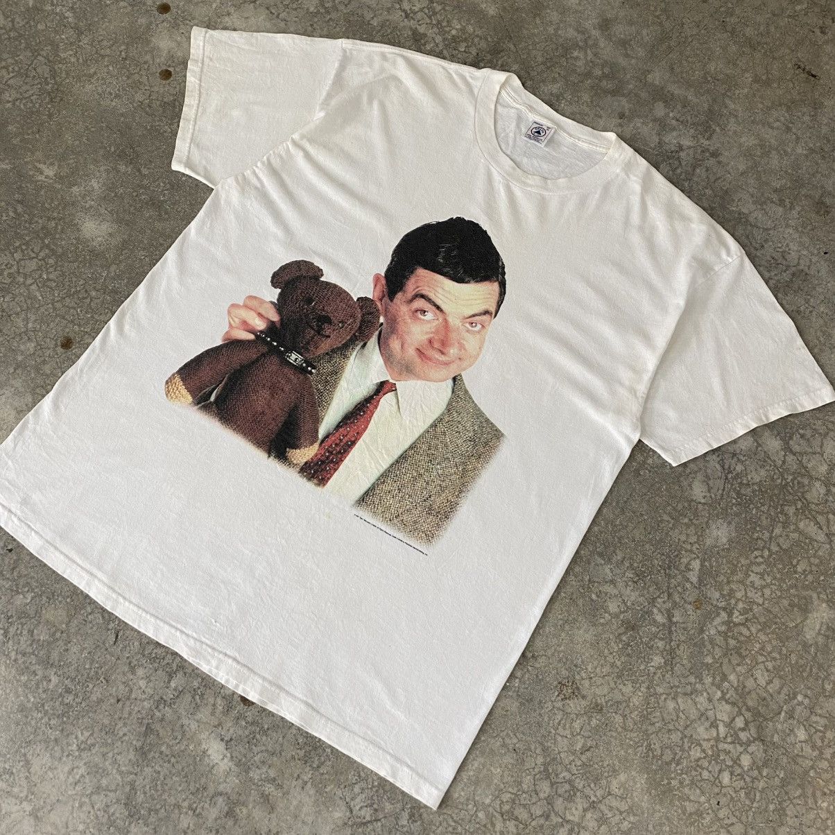 Vintage Vintage 1997 Mr. Bean Teddy Bear Delta T-shirt Size US XL / EU 56 / 4 - 4 Thumbnail