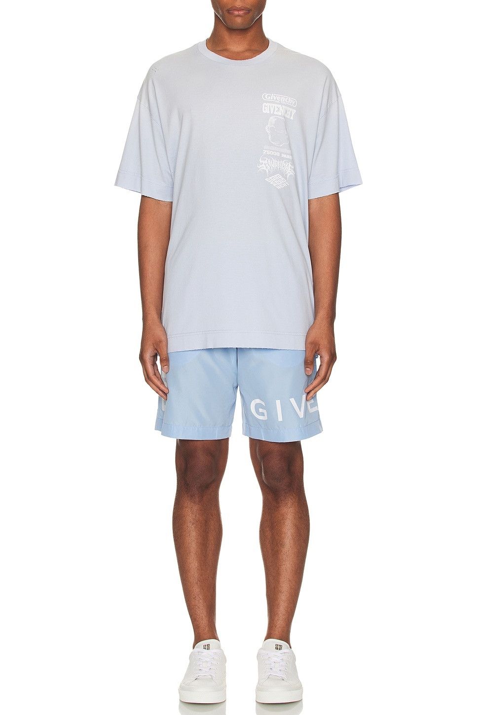 Givenchy o1w1db10325 Standard Short Sleeve Base in White Size US M / EU 48-50 / 2 - 4 Thumbnail