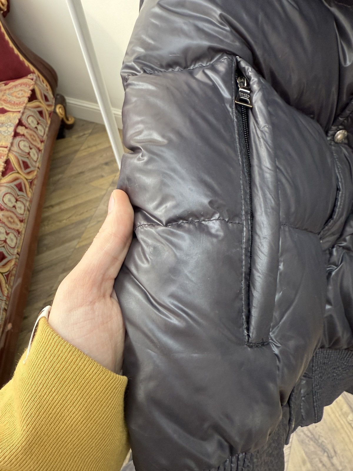 Prada Vintage Prada Milano 2013 Nylon Elderdown Puffer Jacket Size US L / EU 52-54 / 3 - 7 Thumbnail
