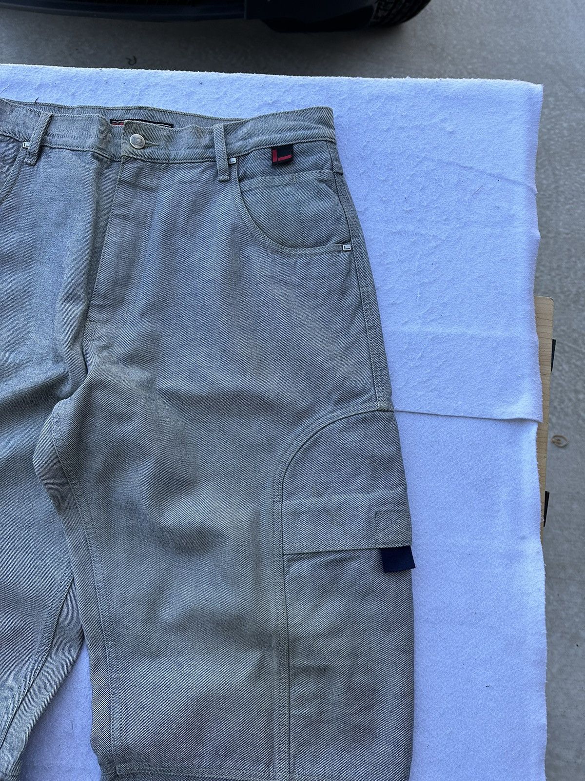 Fubu × JNCO × Vintage Vintage Fubu Mega Baggy Y2K Skater JNCO Style Jeans 36x34 Size US 36 / EU 52 - 5 Thumbnail
