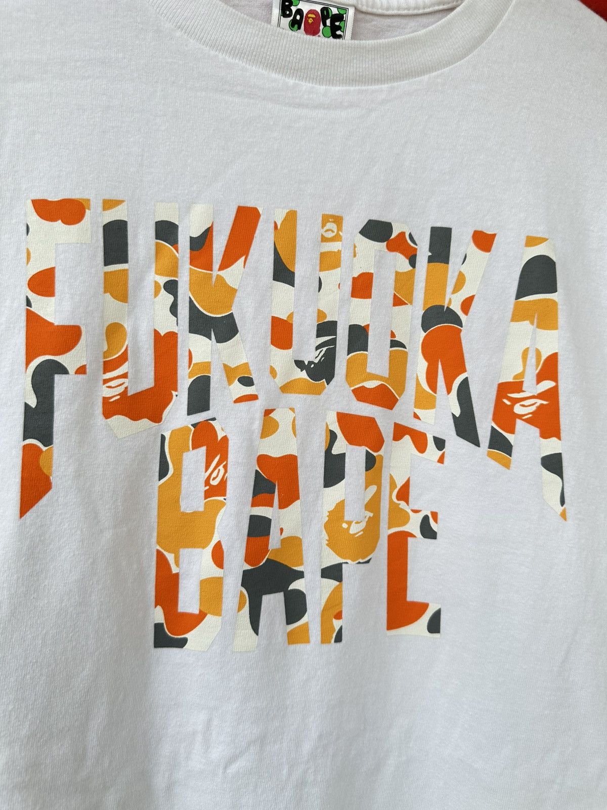 Bape Bape Fukuoka Japan Camouflage Tee Size US L / EU 52-54 / 3 - 2 Thumbnail
