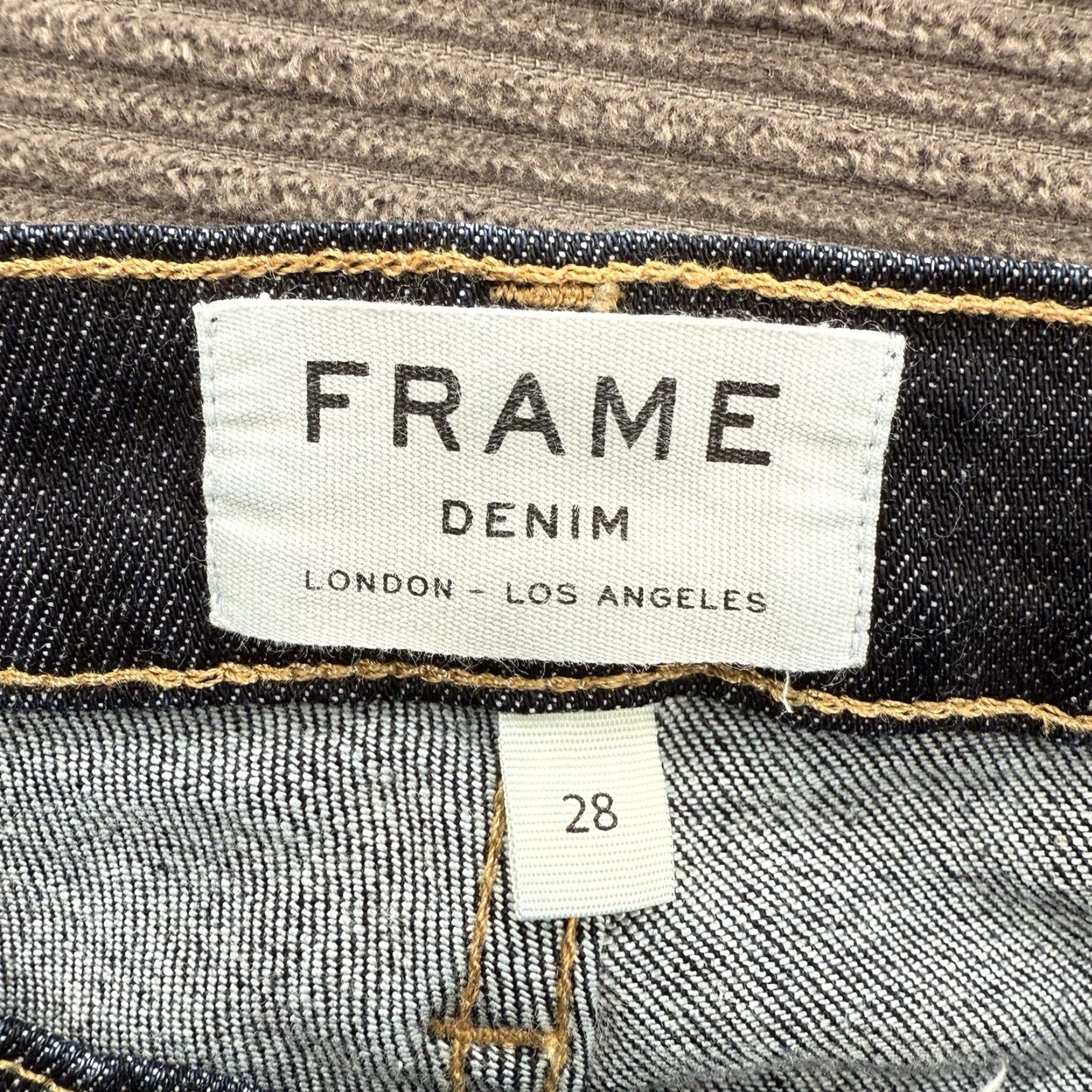 Frame FRAME Le Skinny De Jeanne Jeans Women 28 Cotton Blue Frame Denim Le Skinny De Jeanne Low Rise Jeans Women 28 Cotton Blue Designer Jeans Size 28" / US 6 / IT 42 - 3 Thumbnail