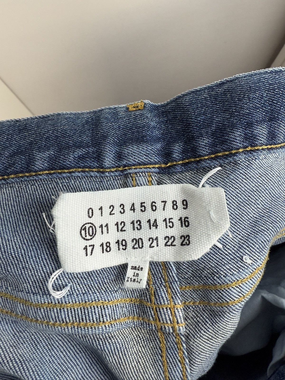 Designer × Maison Margiela Maison Margiela transparent denim jeans pants 33 archive drip Size US 33 - 7 Thumbnail
