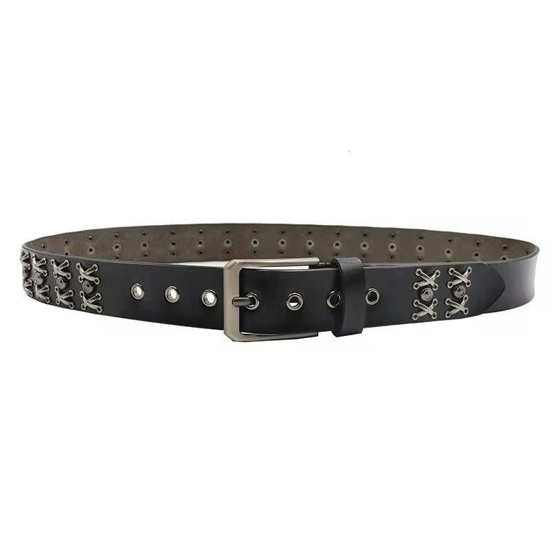Other The Barb Crook Rivet Cowskin Punk Gothic Belt Size ONE SIZE - 5 Thumbnail