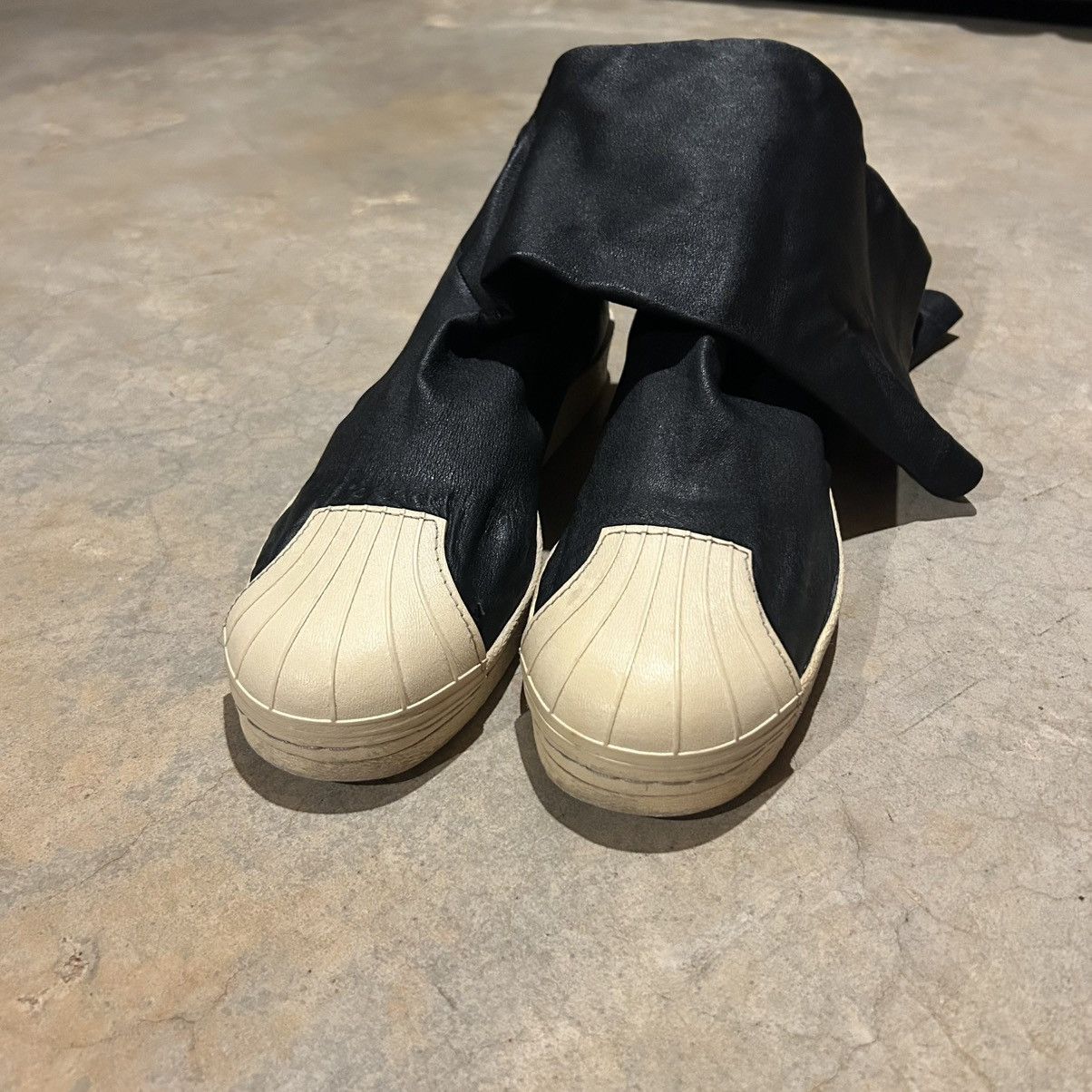 Adidas × Rick Owens Rick Owens SS15 Faun Adidas Superstar Leather Boot US 11.5 Size US 11.5 / EU 44-45 - 12 Thumbnail
