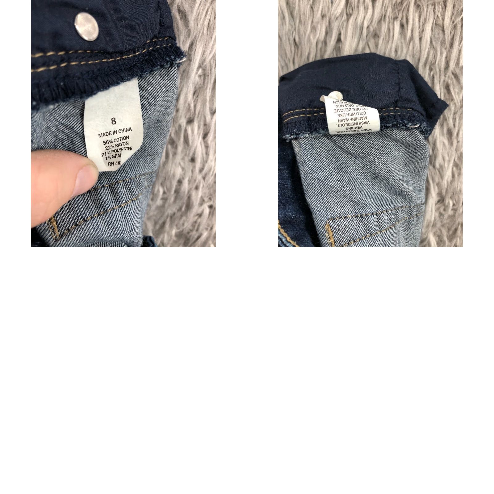 Vintage Falls Creek Boyfriend Shorts Womens Size 8 Mid Rise Medium Wash Blue Size 30" / US 8 / IT 44 - 8 Thumbnail