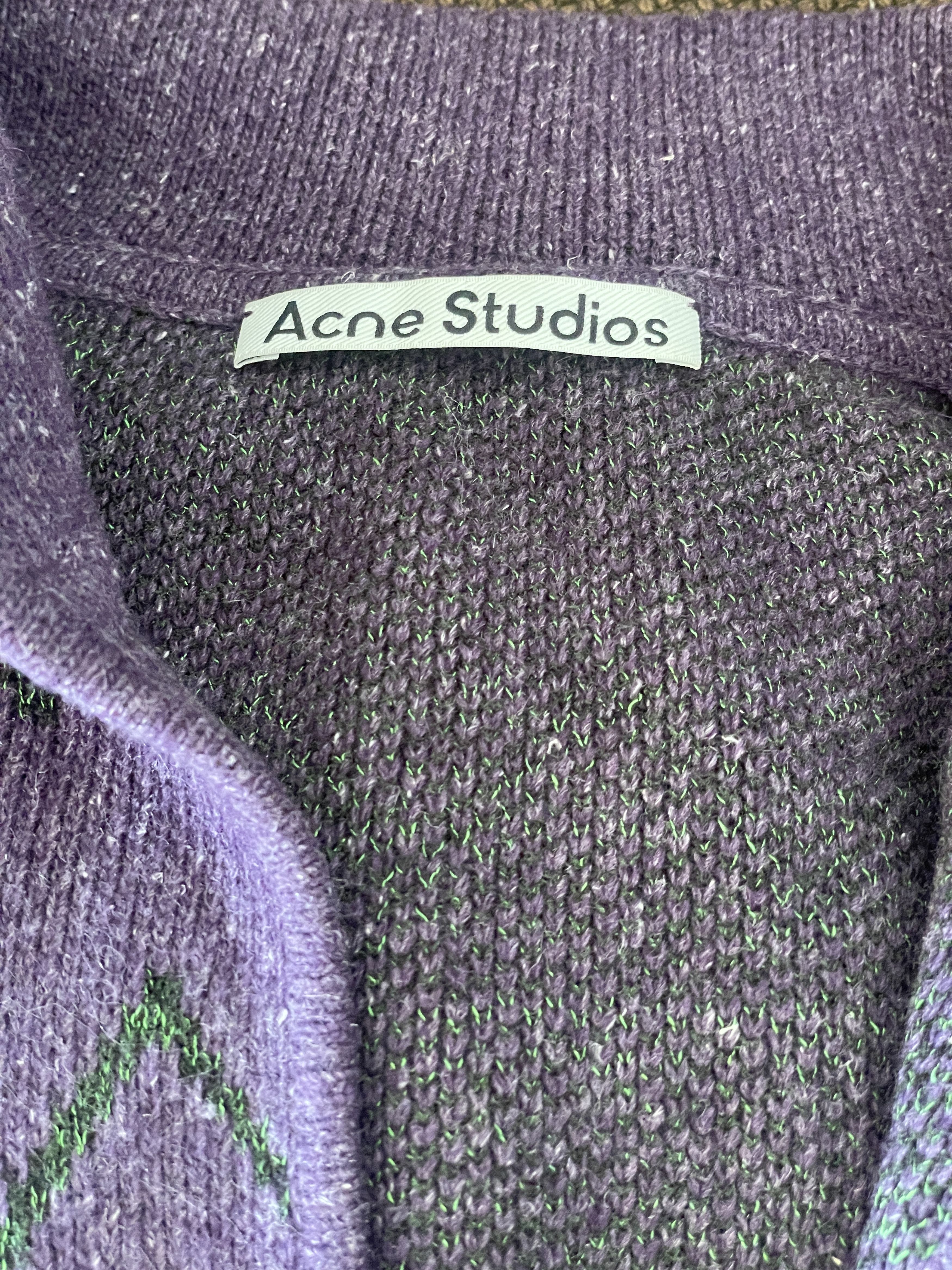 Acne Studios Acne Studios Jacquard Sweater Size US XL / EU 56 / 4 - 6 Thumbnail