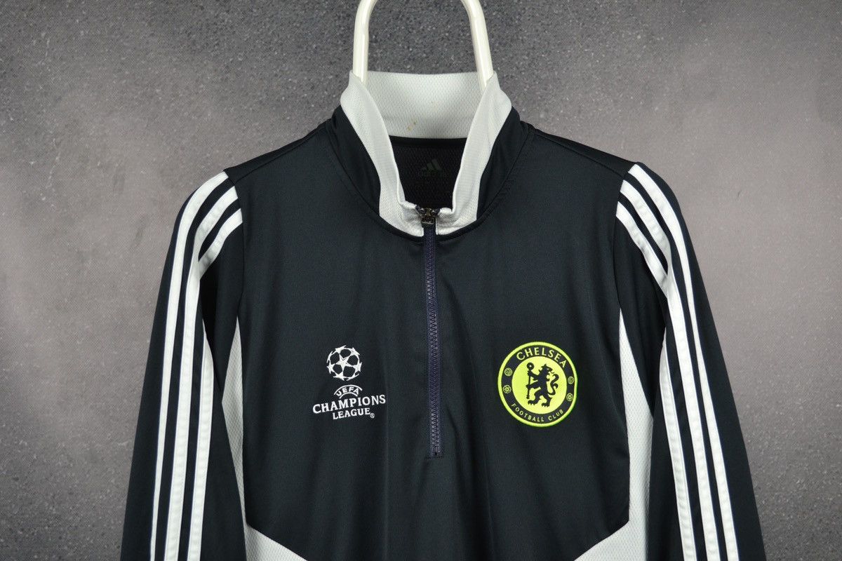 Vintage Chelsea London Football Long Sleeve Shirt Adidas Soccer XL Size US XL / EU 56 / 4 - 4 Thumbnail