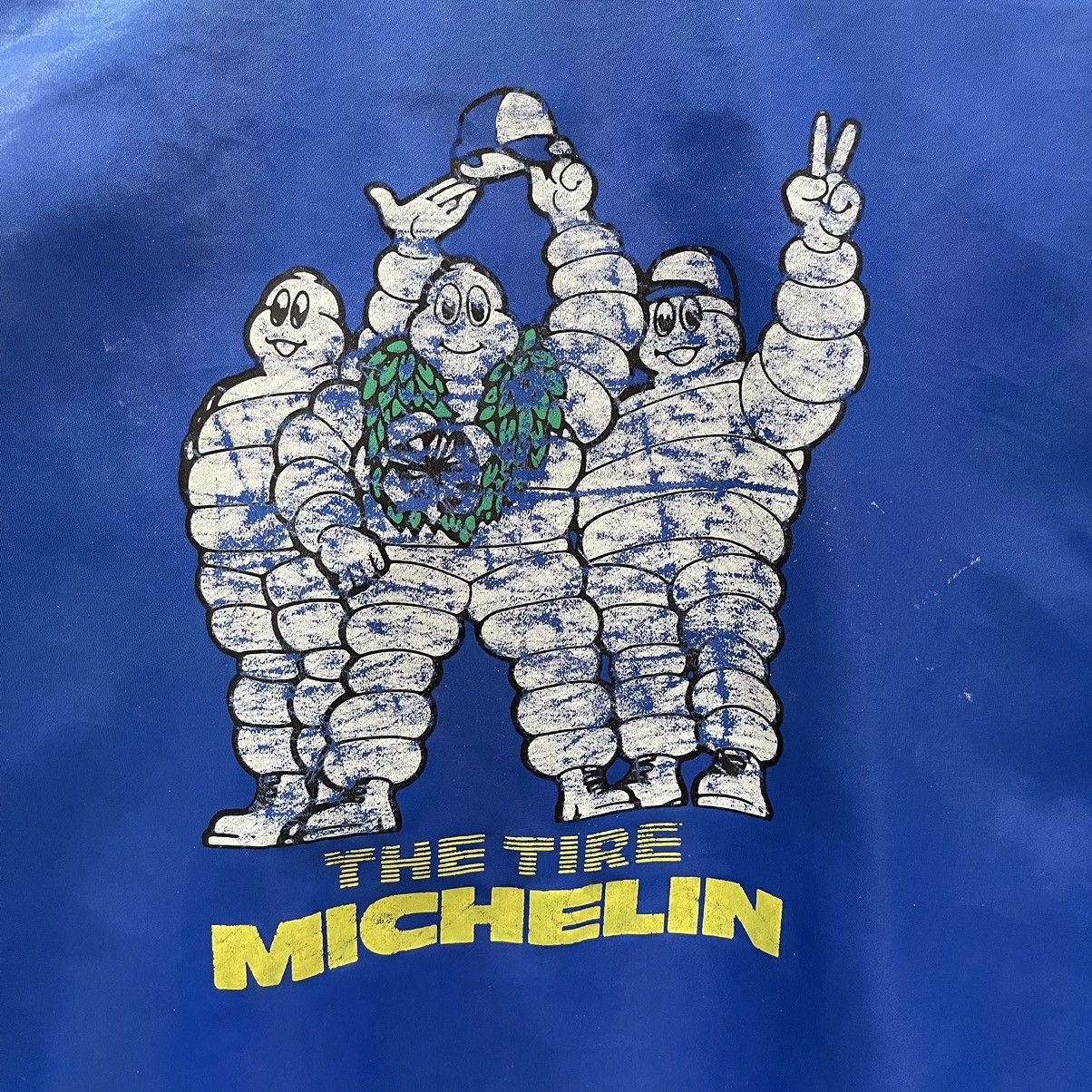 Vintage Vintage 90s Michelin Tire Zipper Jacket Size US L / EU 52-54 / 3 - 9 Thumbnail