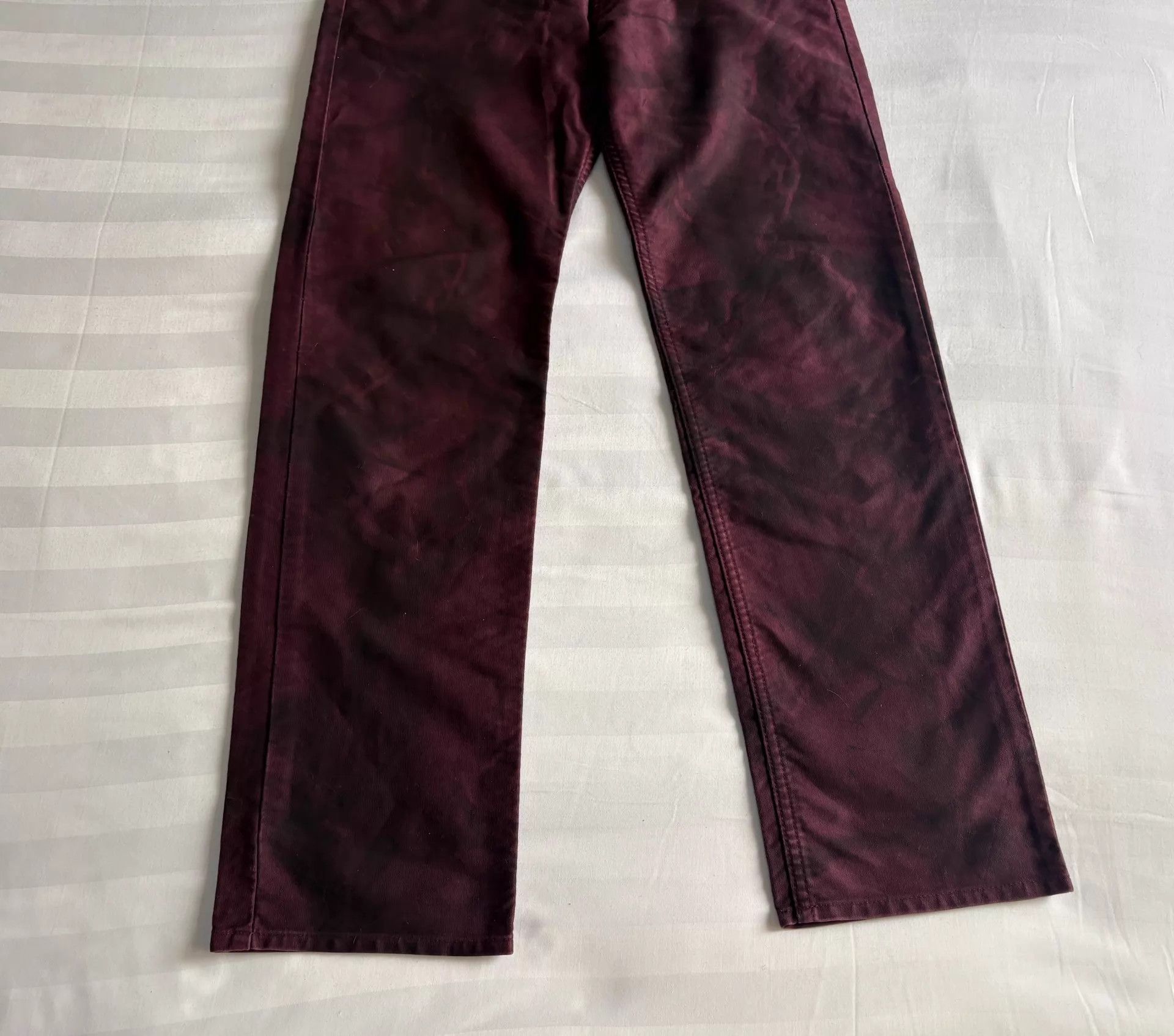 Tornado Mart Tornado Mart Vtg Visual Kei Dye Black/Red Pants Size US 32 / EU 48 - 5 Thumbnail