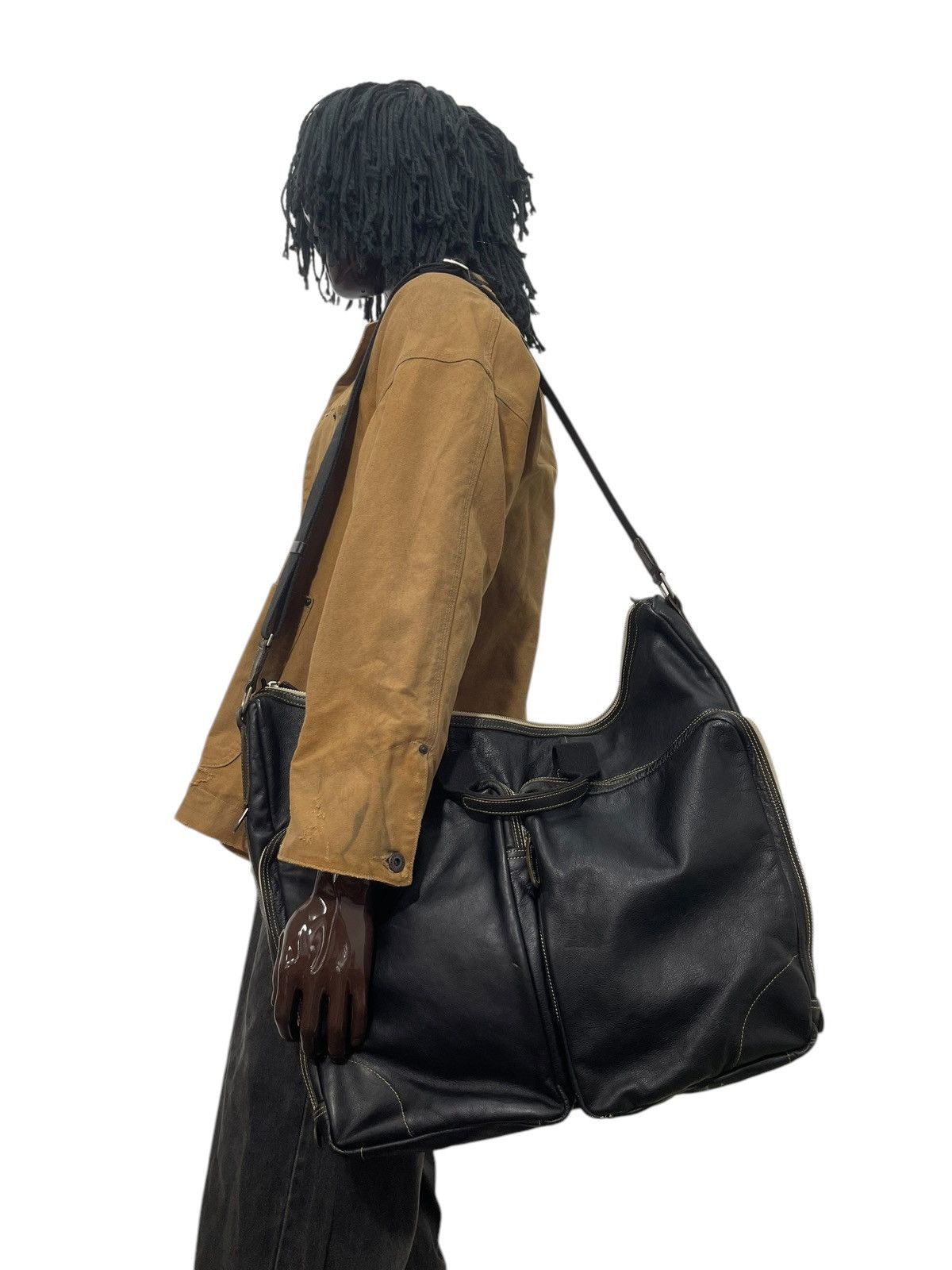 Genuine Leather Full Leather Nasimo Duffle Travel Bag 1🟩9 Size ONE SIZE - 1 Thumbnail