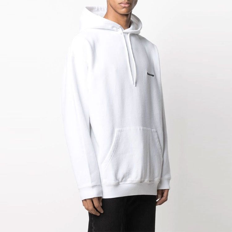 Balenciaga o1w1db10425 BB Crop Hoodie in White Size US S / EU 44-46 / 1 - 3 Thumbnail