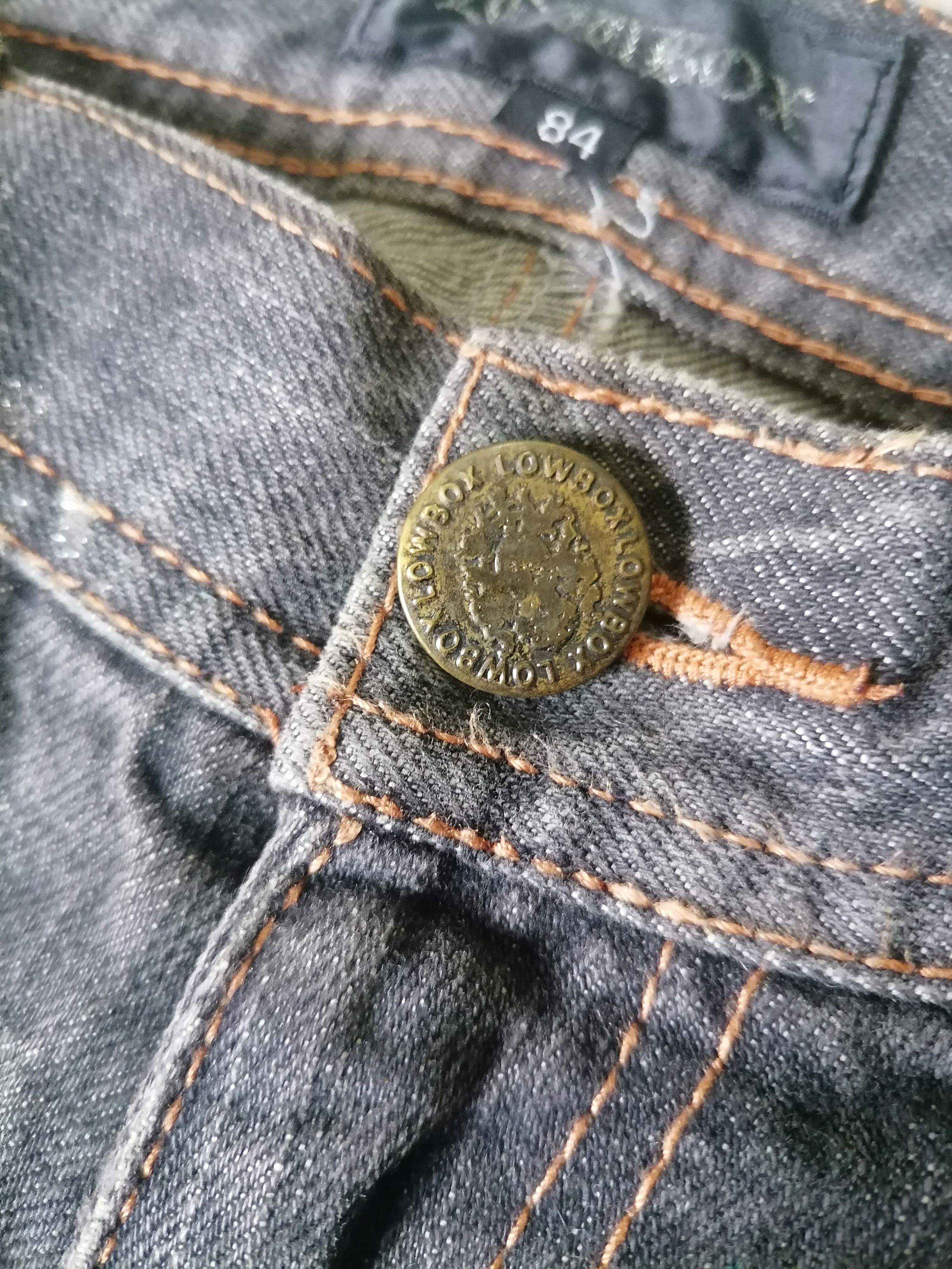 LOWBOX Lowbox Original Design Punk Style Jeans Size US 33 - 6 Thumbnail