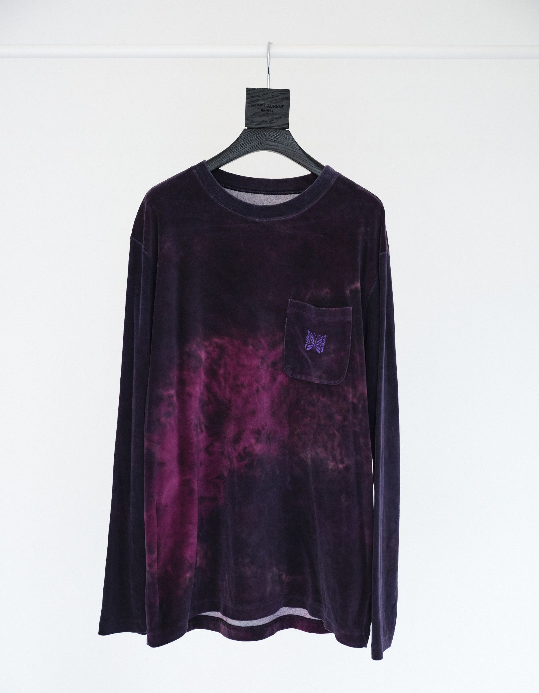 Needles Needles Indigo Tie Dye Pocket Tee Longsleeve Tee Size US S / EU 44-46 / 1 - 1 Thumbnail