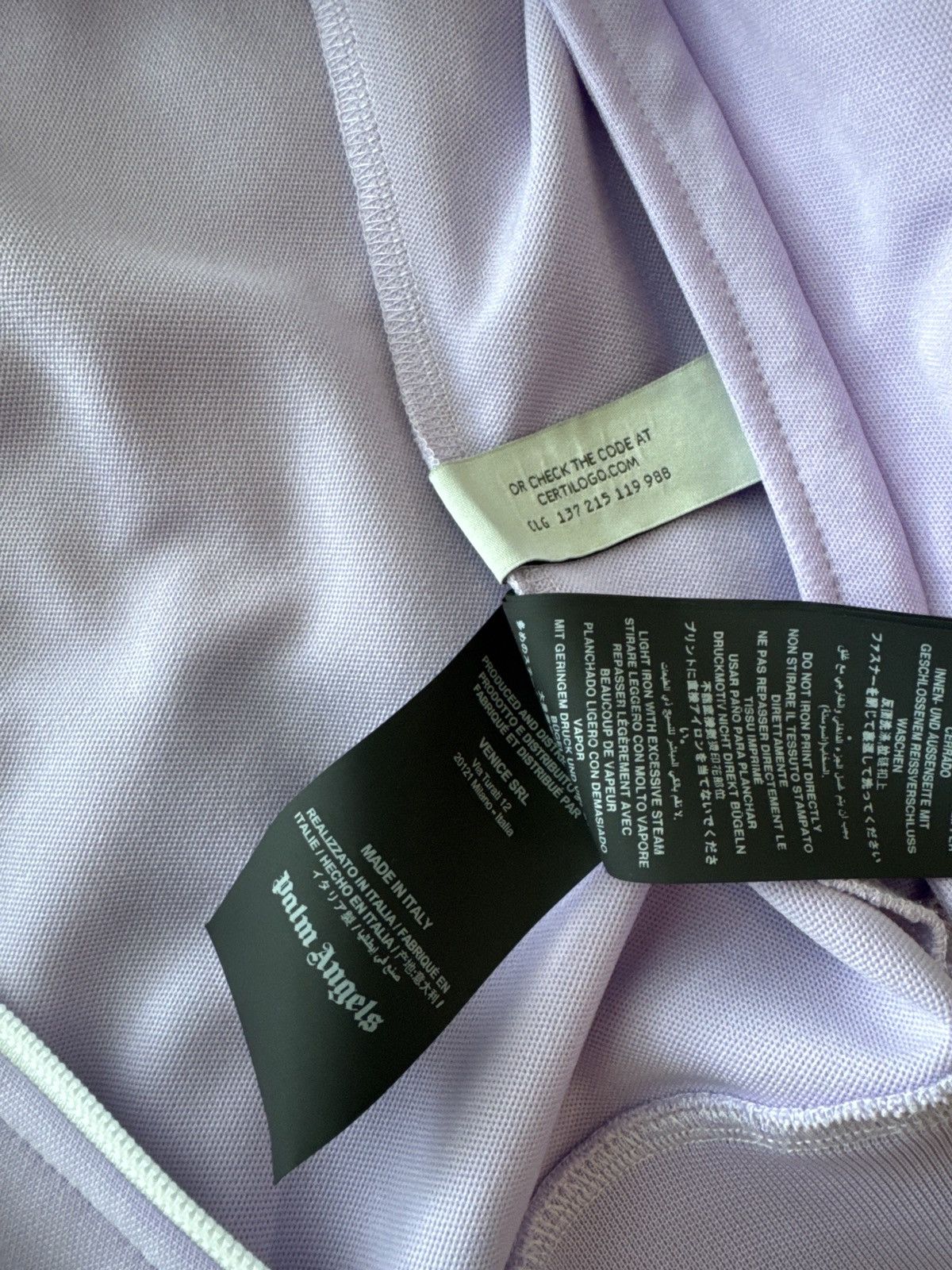Palm Angels Palm Angels Classic Track Jacket & Pants Lilac/White Size US L / EU 52-54 / 3 - 10 Thumbnail