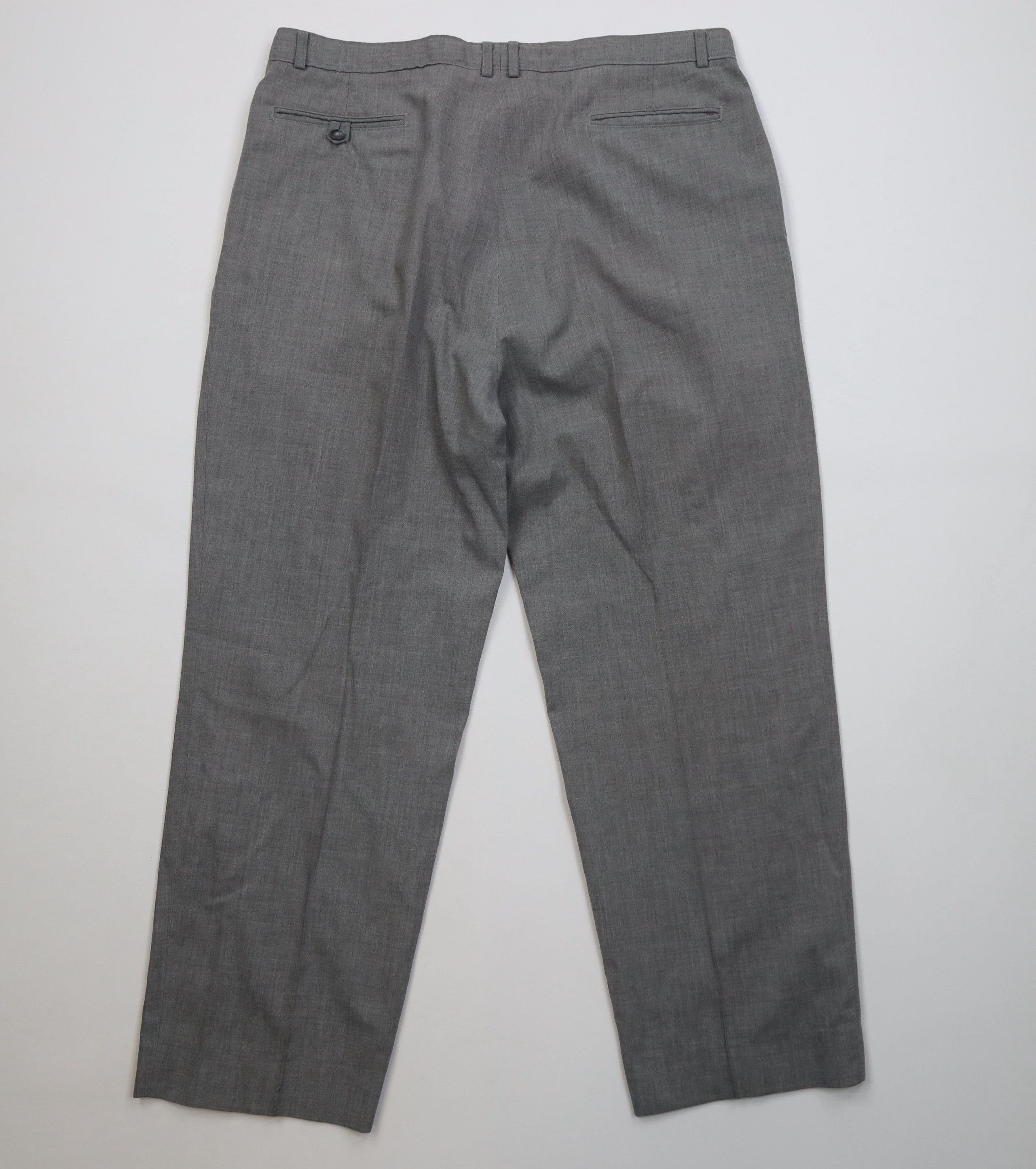 Vintage Vintage 70s Streetwear Blend Chambray Chino Pants Gray Size US 34 / EU 50 - 11 Thumbnail