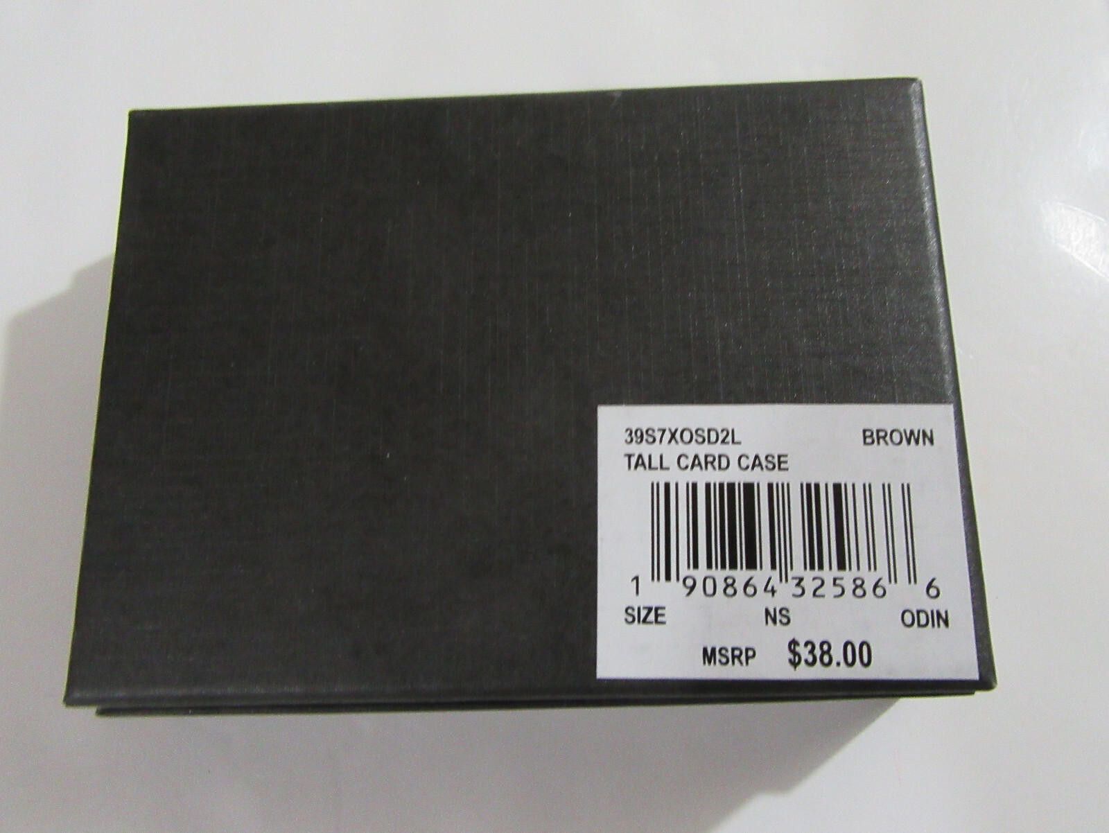 Michael Kors Michael Kors Leather Tall Credit Card Case Brown with RFID Size ONE SIZE - 8 Thumbnail