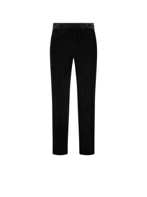 Tom Ford o1w1db10125 PLAW05 Velvet Pant in Black Size US 34 / EU 50 - 1 Preview