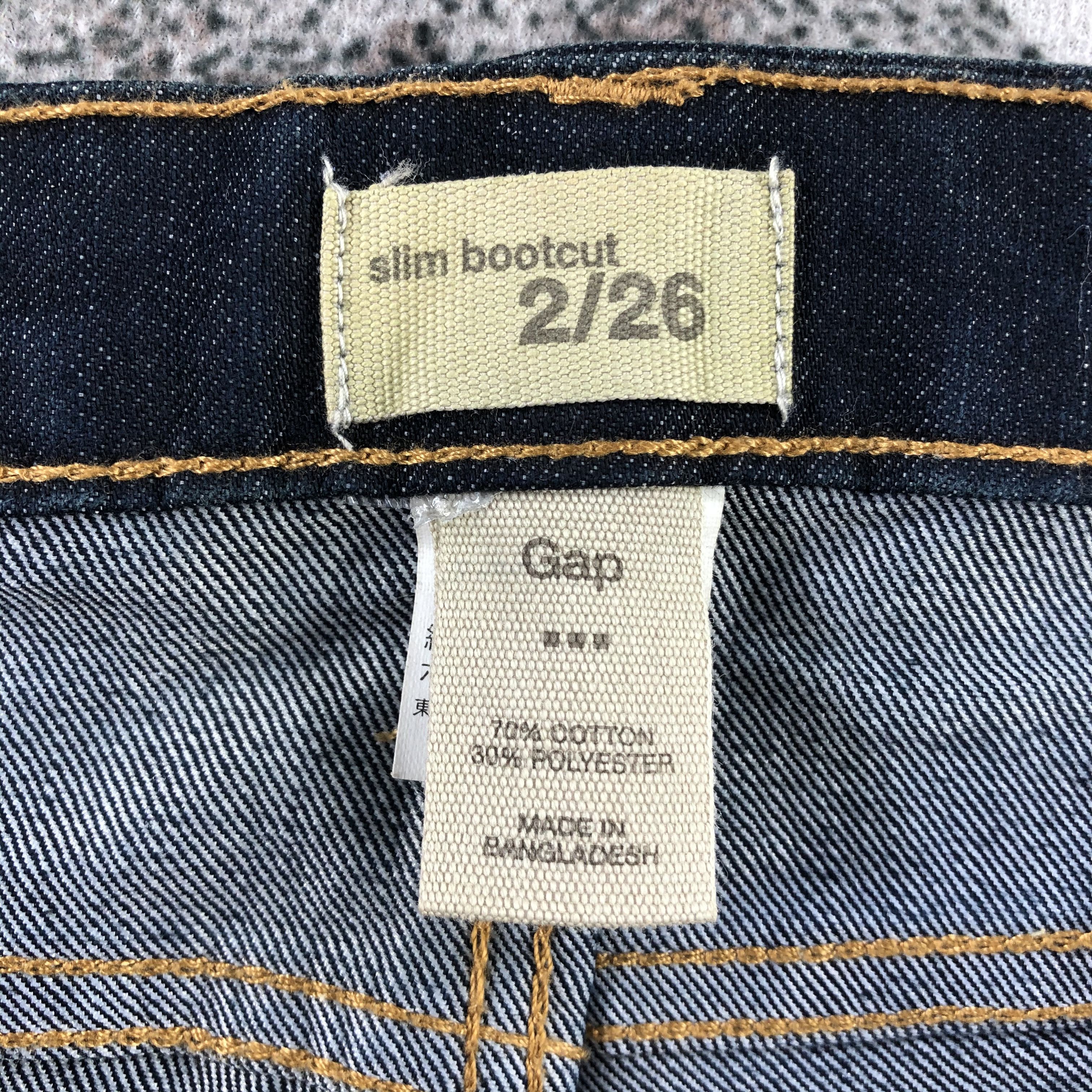 Gap Gap Jeans Dark Blue Flare Denim KJ1278 Size US 29 - 7 Thumbnail