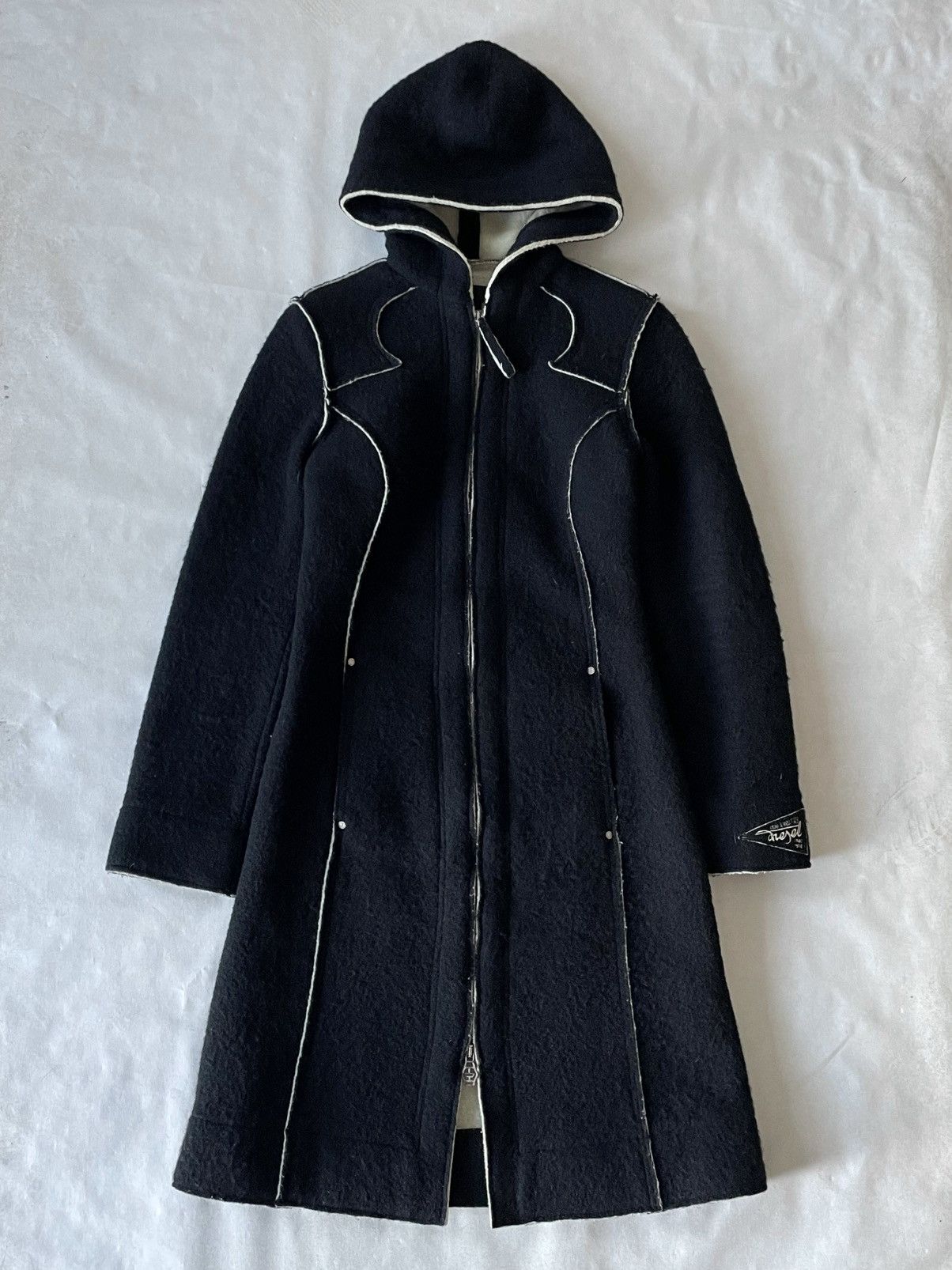 Diesel Diesel Avant Garde Vintage Wool Coat Ann Demeulemeester styl Size S / US 4 / IT 40 - 2 Thumbnail