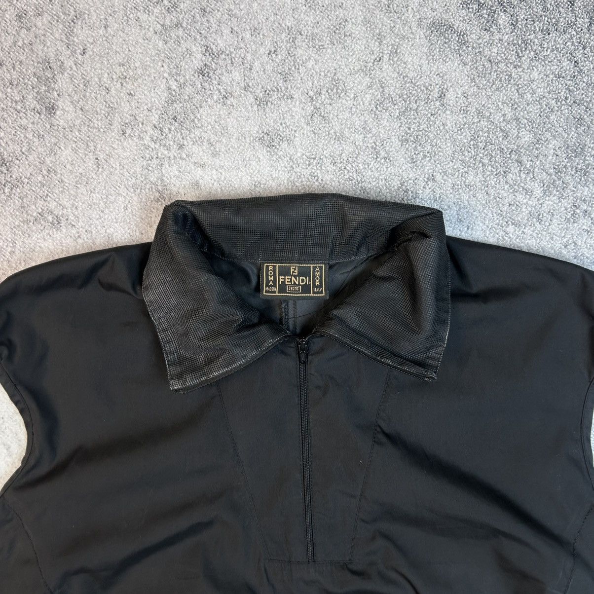 Fendi Vintage Fendi Roma Embroidered Black Vest Size M / US 6-8 / IT 42-44 - 10 Thumbnail