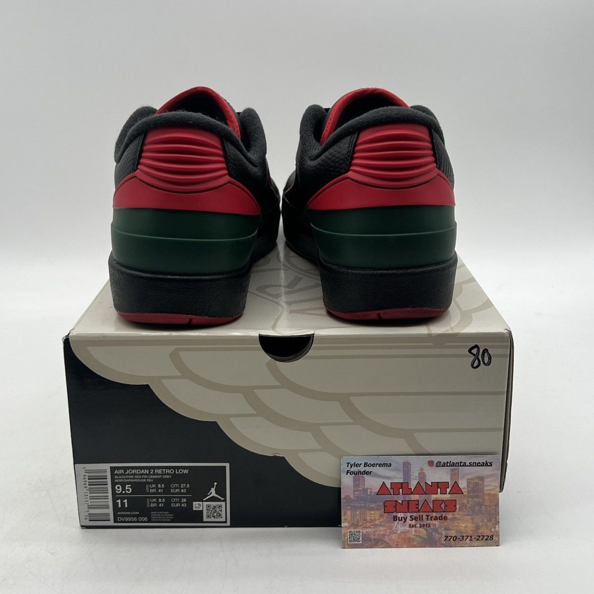 Jordan Brand Air Jordan 2 low Christmas Size US 9.5 / EU 42-43 - 3 Thumbnail