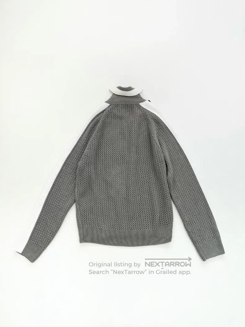Hermes Hermes Color-block polo neck knitted long-sleeve sweater, Size US L / EU 52-54 / 3 - 3 Thumbnail