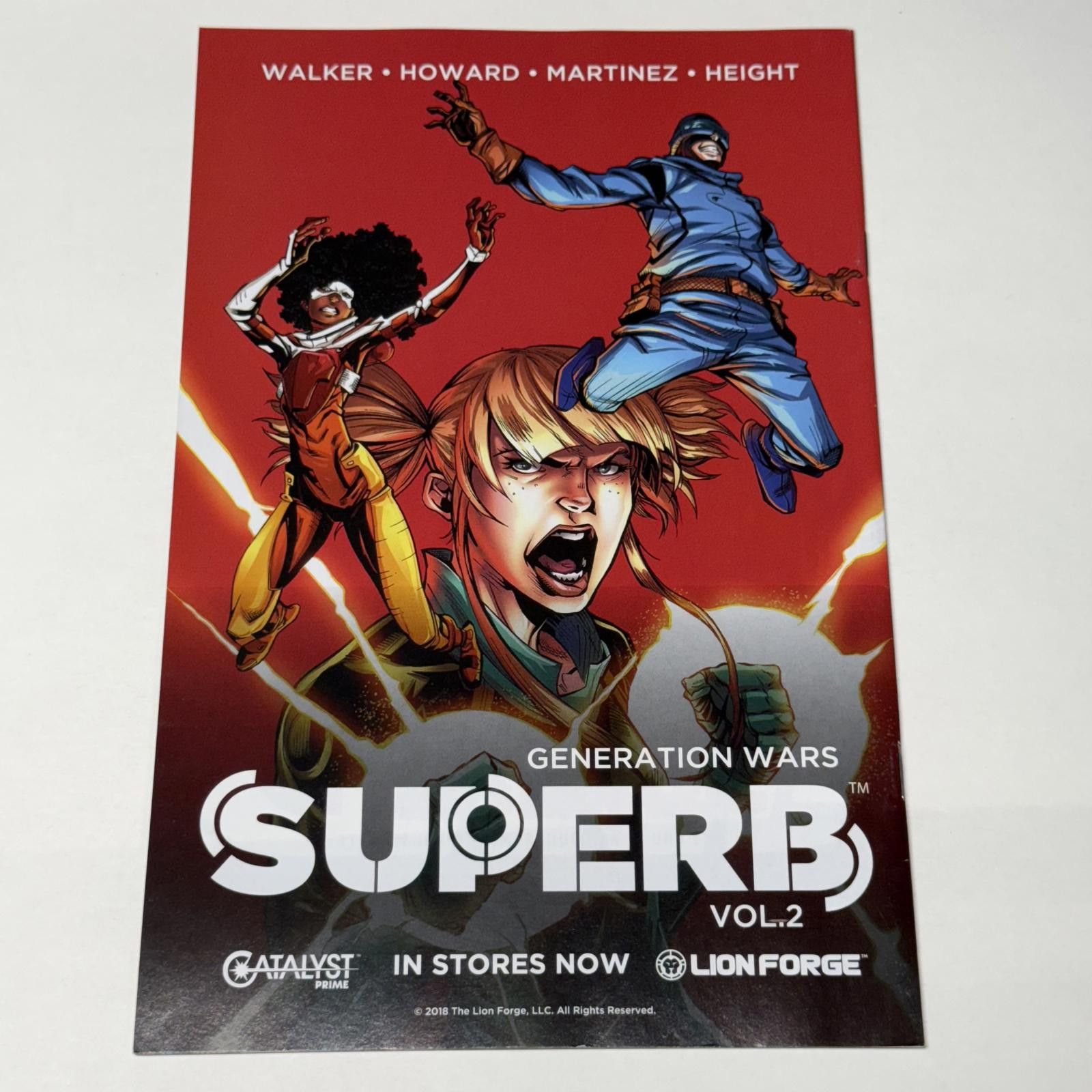 Designer Superb #10 Vol. 3 No. 1 - Catalyst Prime Lion Forge Comics Size ONE SIZE - 6 Thumbnail