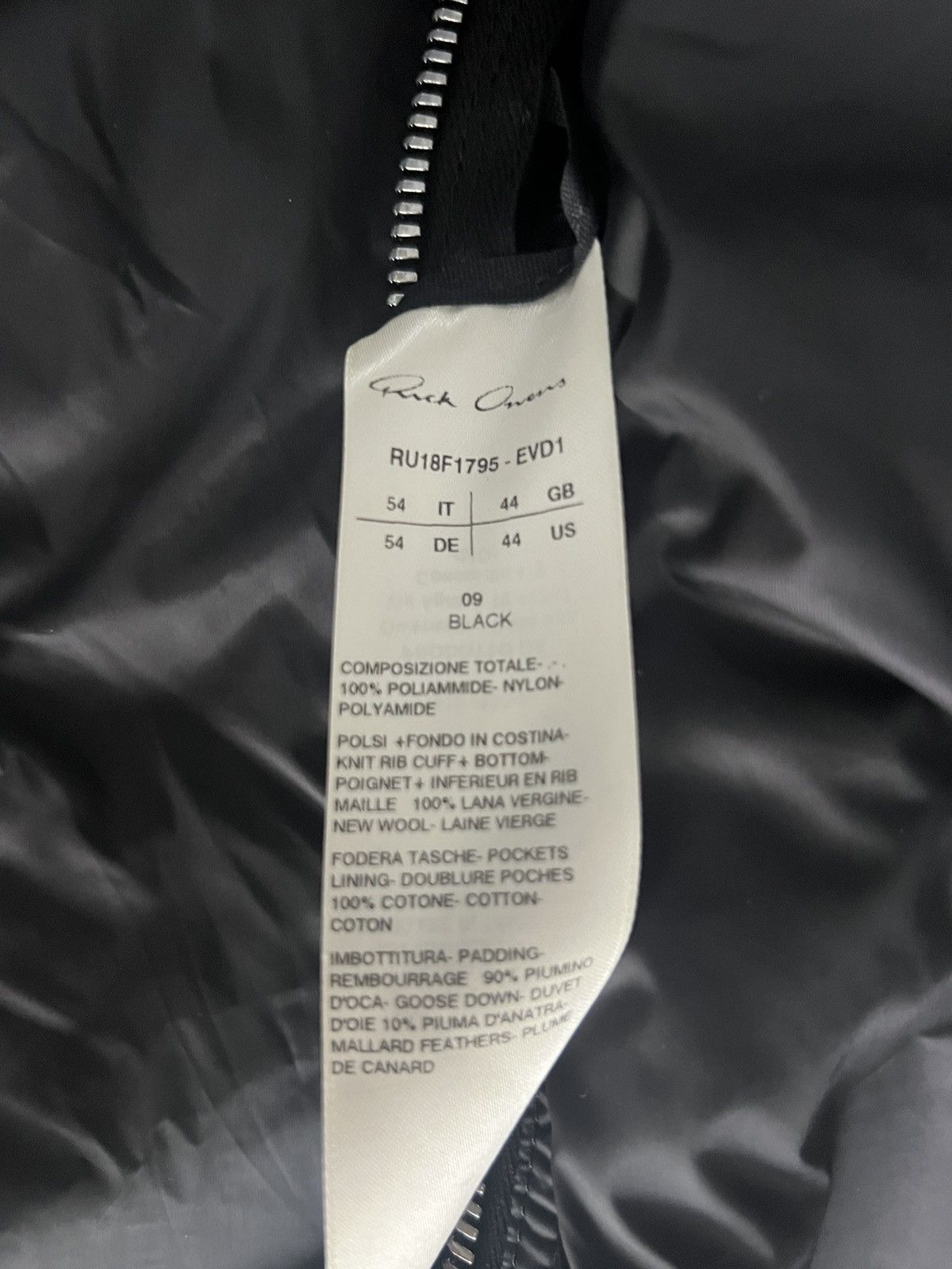 Rick Owens Rick Owens zipped hood Bomber sz54 Size US L / EU 52-54 / 3 - 3 Thumbnail
