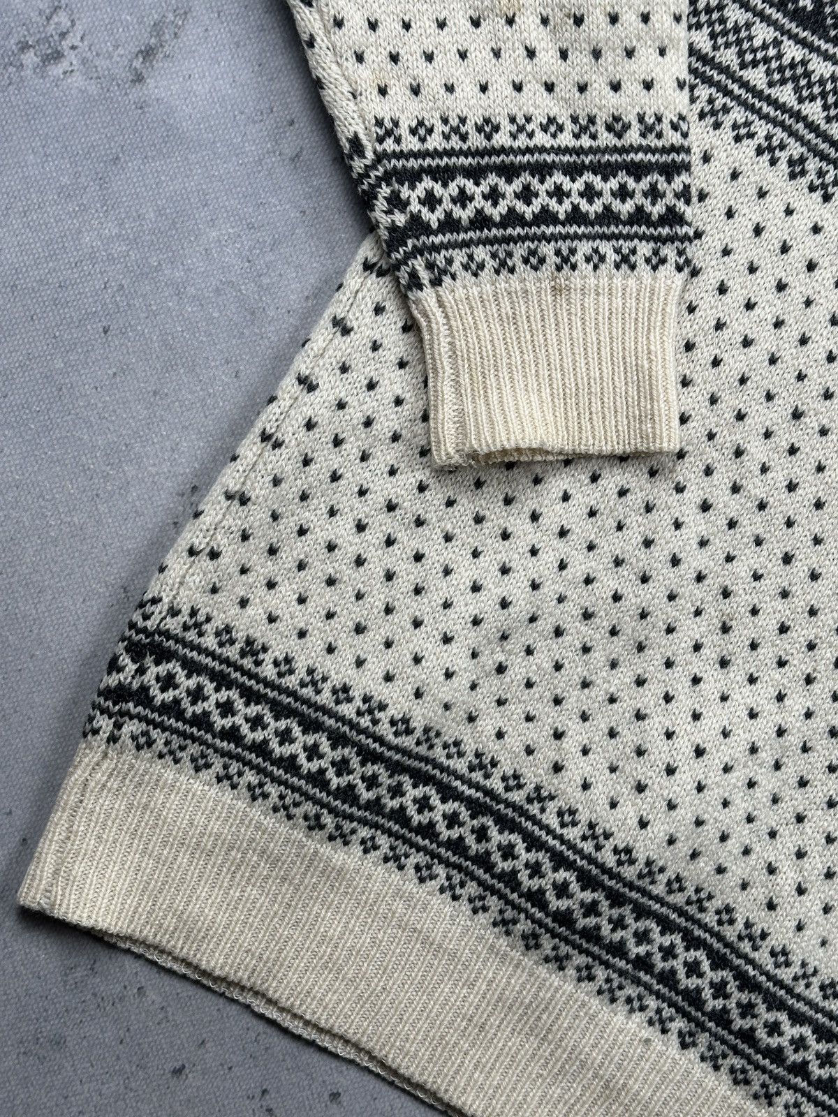 Norwool Norwool Norwegian Fair Isle Wool Half Zip Sweater Size US M / EU 48-50 / 2 - 11 Thumbnail