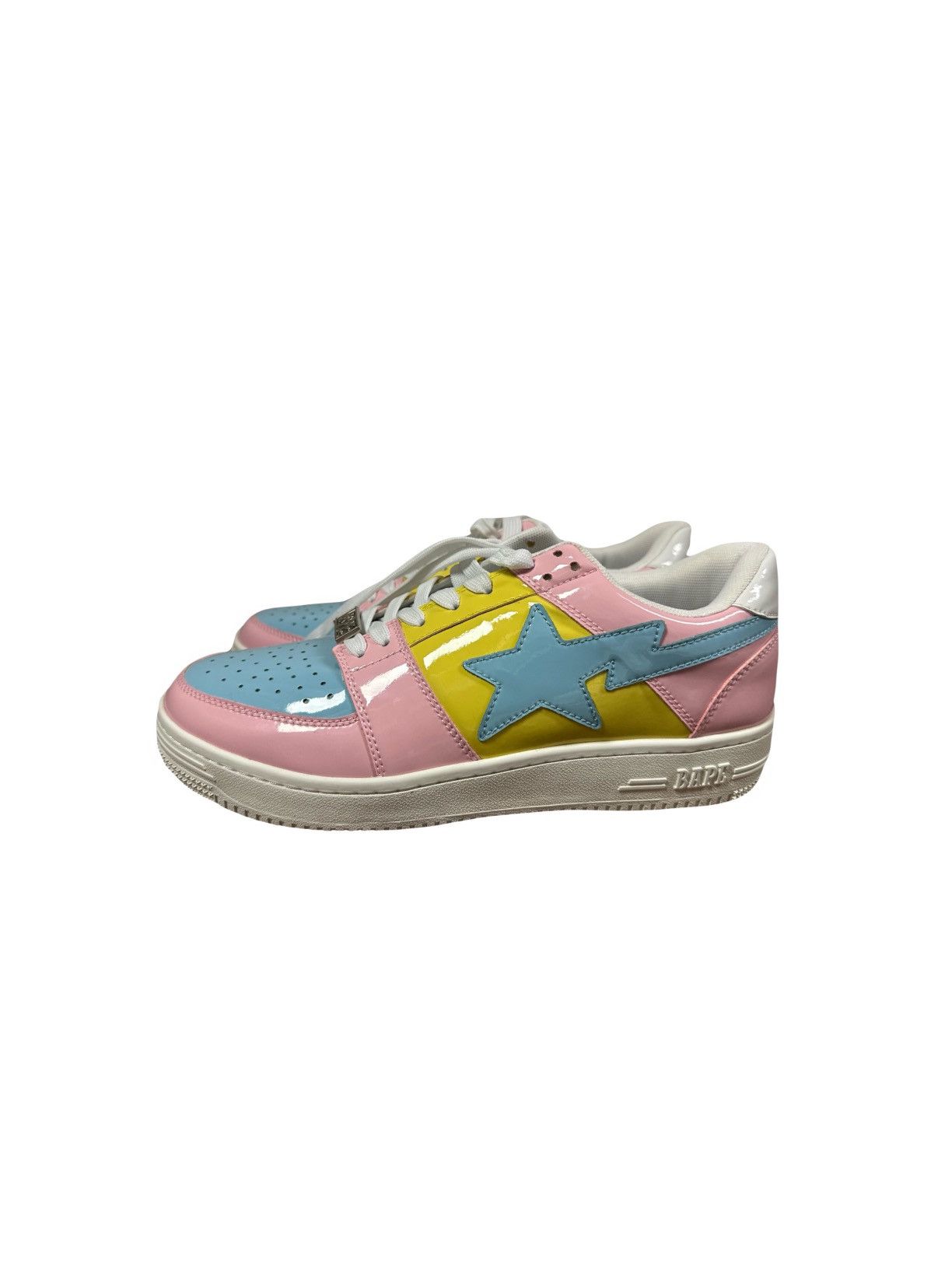 Bape Bapesta Cotton Candy Low Top Shoes Size US 10 / EU 43 - 2 Thumbnail