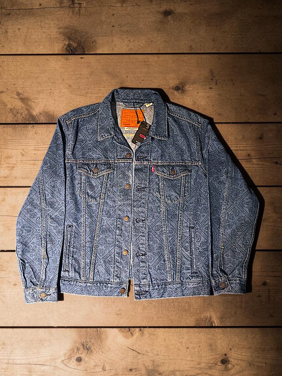 Levi's Vintage Clothing Levi’s jeans jacket premium vintage trucker fit western Size US L / EU 52-54 / 3 - 2 Thumbnail