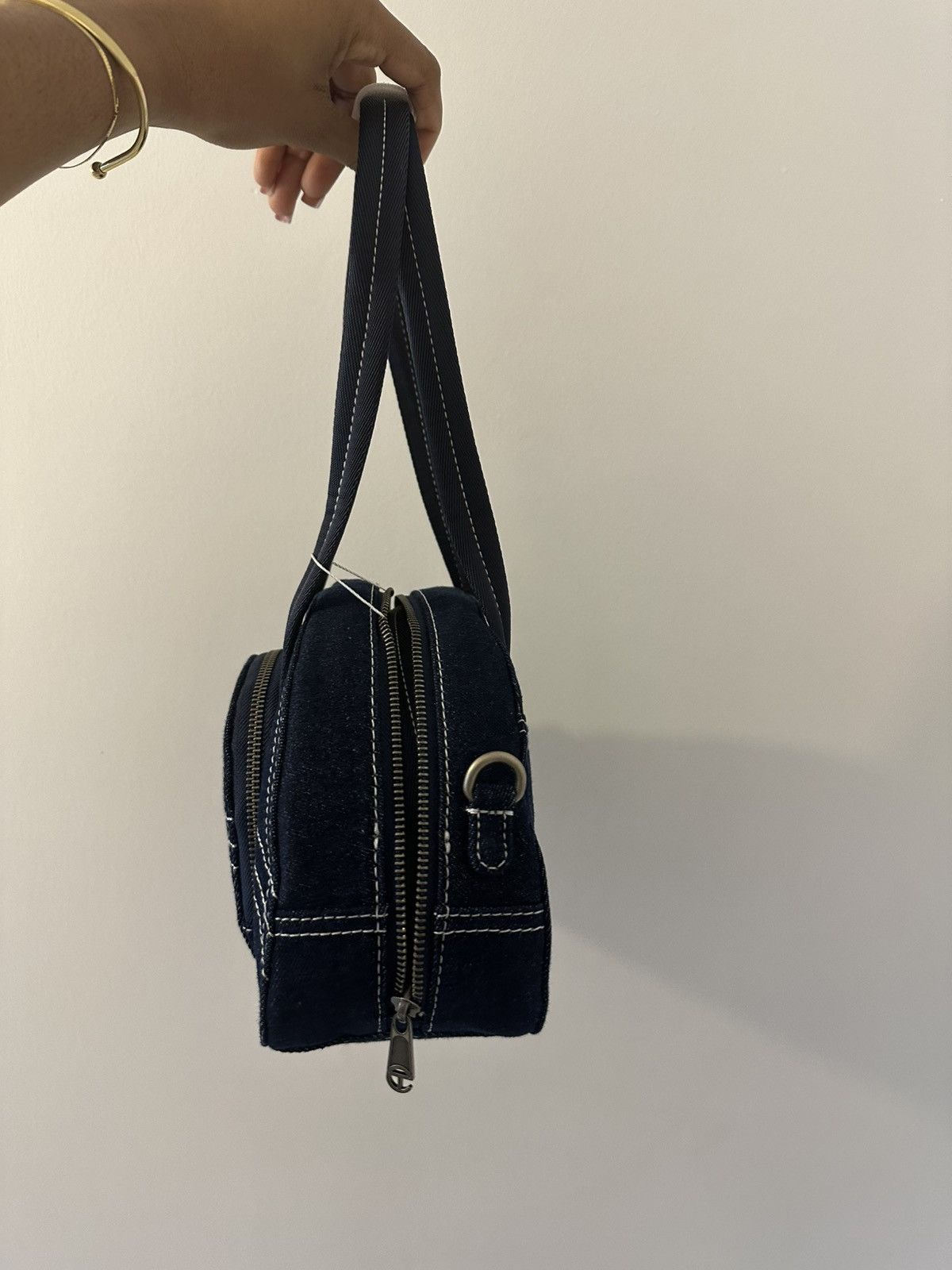 Telfar Elgar Small Denim Dumpling - Blue Size ONE SIZE - 3 Thumbnail