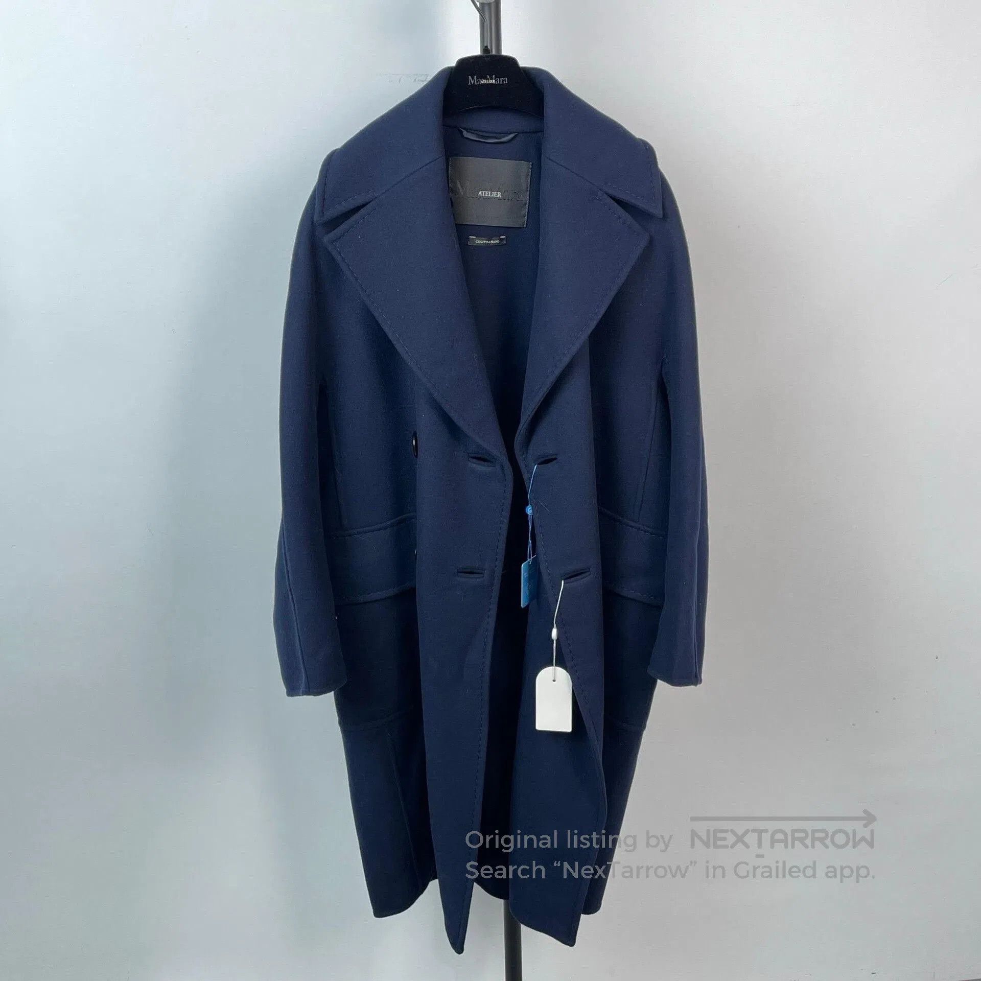 Max Mara MaxMara Atelier Wool Long Coat. Size S / US 4 / IT 40 - 1 Thumbnail
