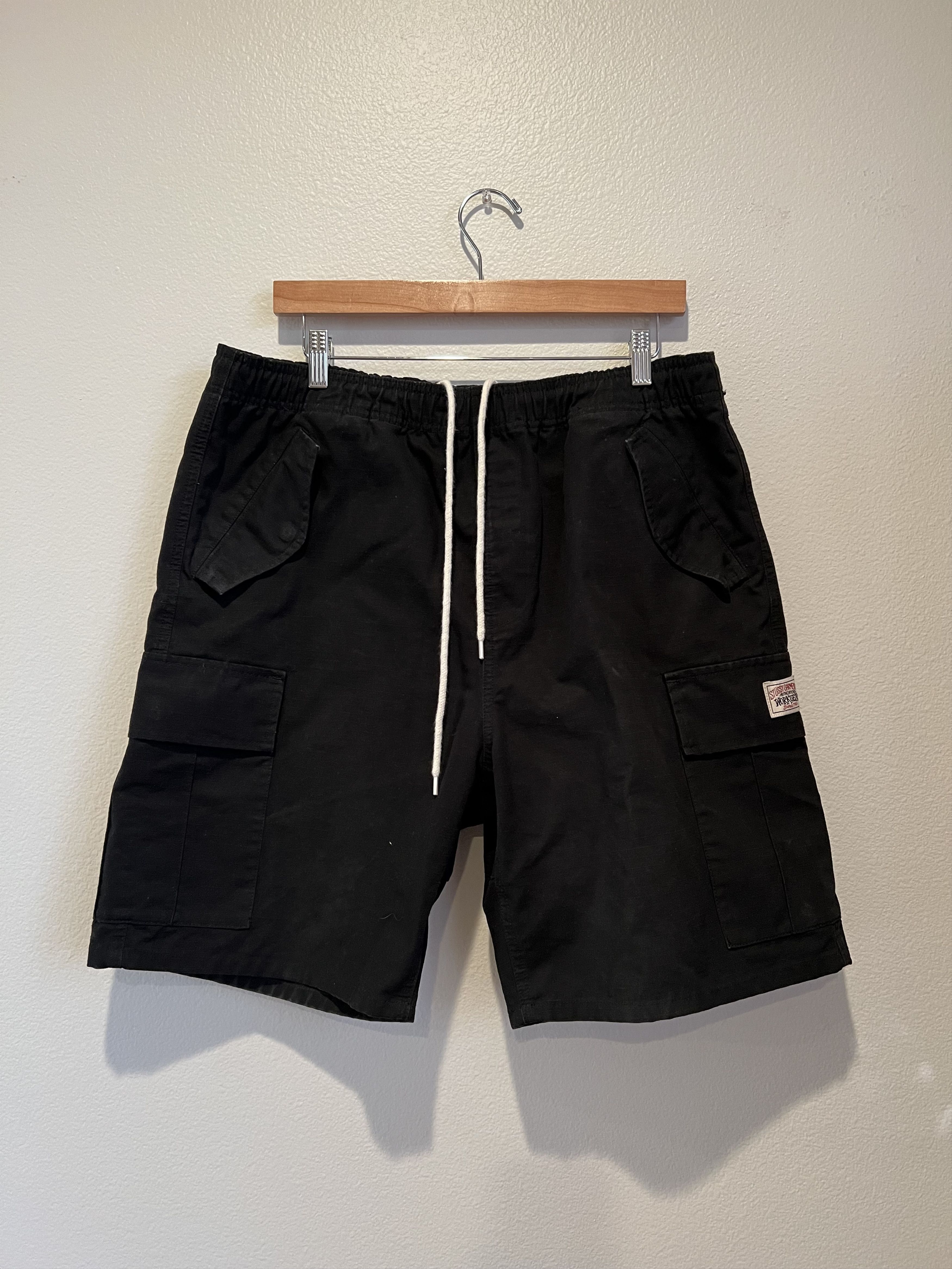 Stussy Stussy Workgear Cargo Short Black Size US 32 / EU 48 - 1 Thumbnail