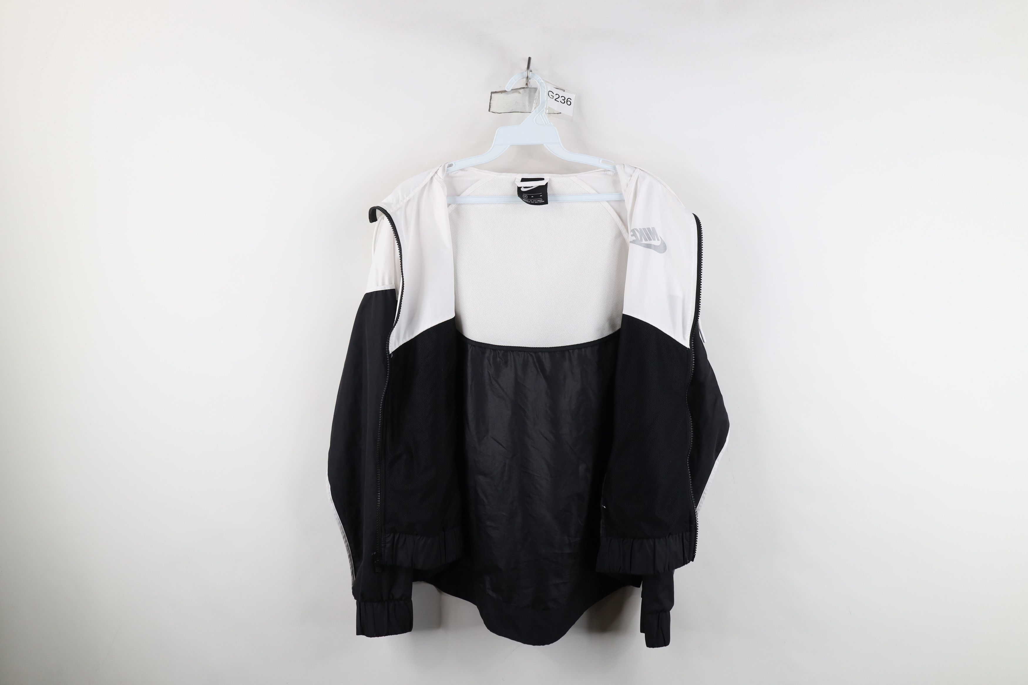 Nike Nike Spell Out Color Block Full Zip Hooded Windrunner Jacket Size M / US 6-8 / IT 42-44 - 9 Thumbnail