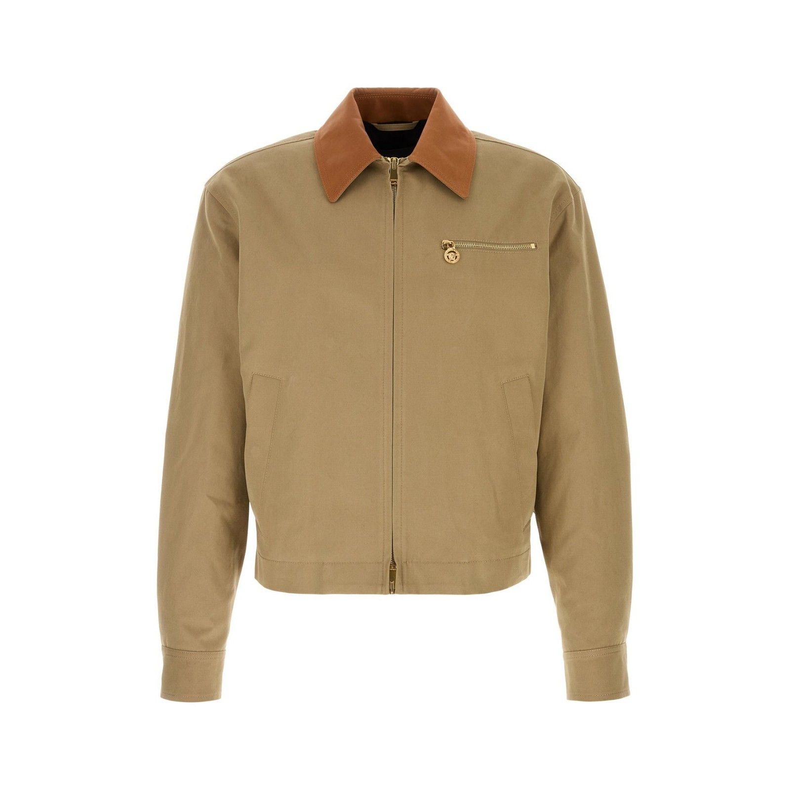 VERSACE Cappuccino Cotton Jacket New & Authentic (Men's size