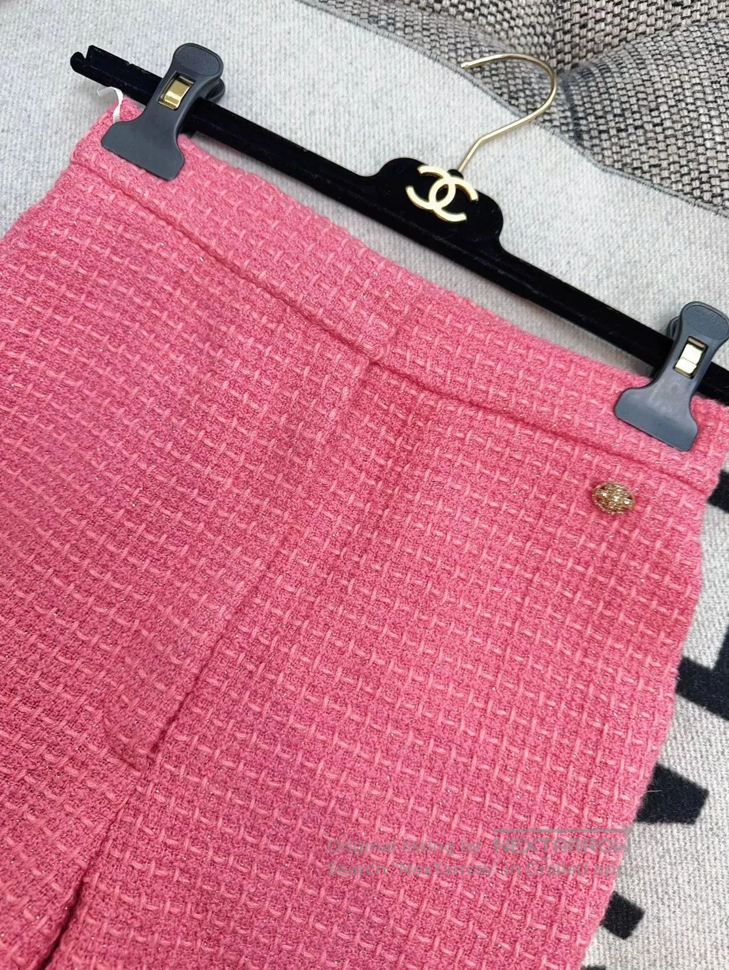 Chanel chanel pink woven long pants size 34. Size US 34 / EU 50 - 3 Thumbnail