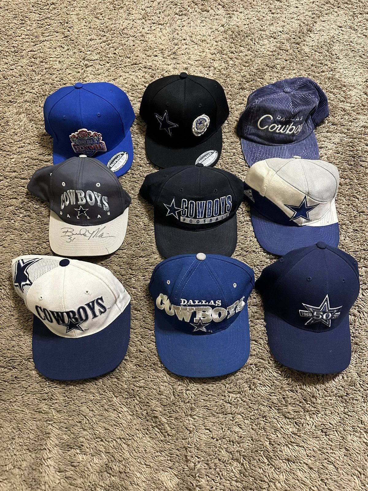 image of Nfl Sports Specialties Dallas Cowboys Hat 90's in Blue, Men's