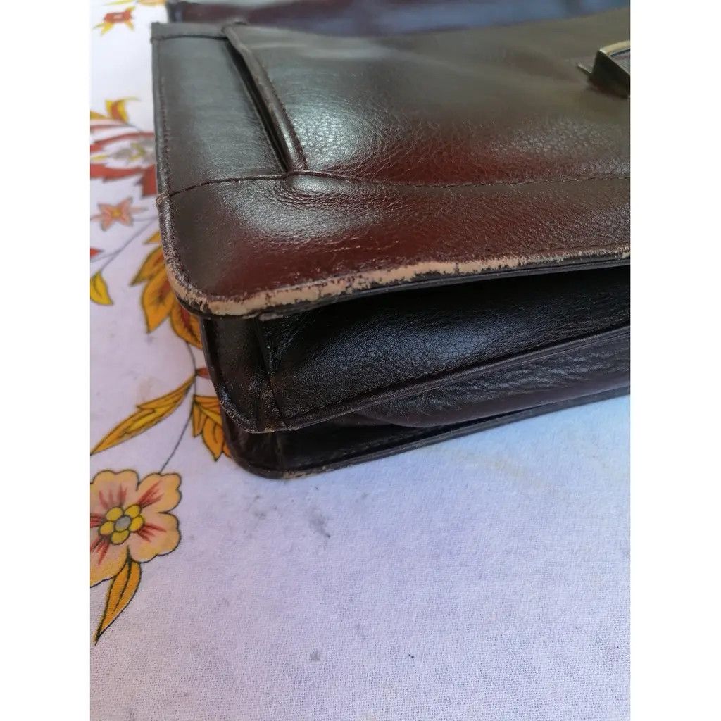 Other Vintage Brown Leather Briefcase Size ONE SIZE - 5 Thumbnail