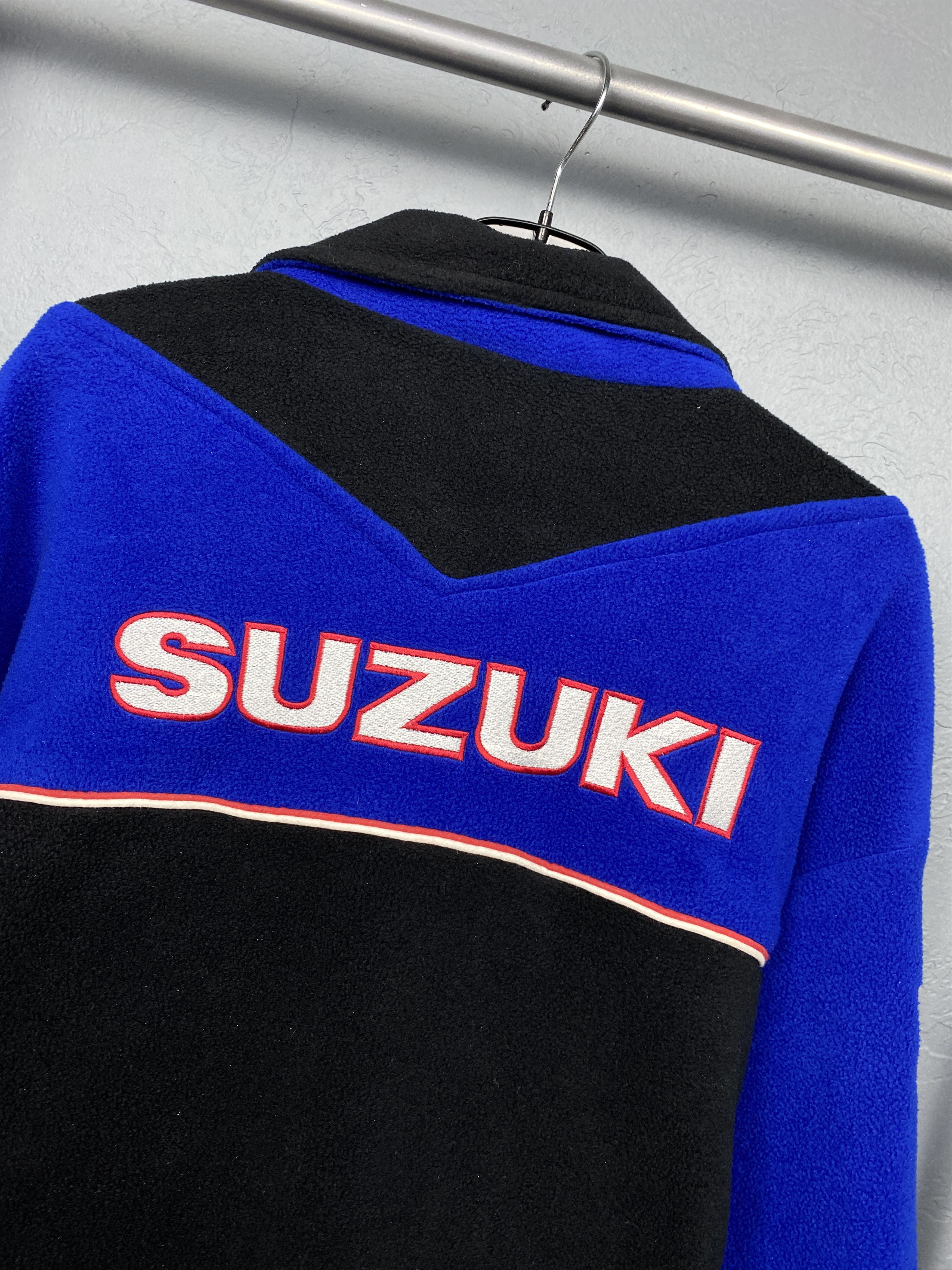 Japanese Brand × Vintage Suzuki Crescent Racing Team Vintage Mens Fleece Jacket Size US XL / EU 56 / 4 - 9 Thumbnail