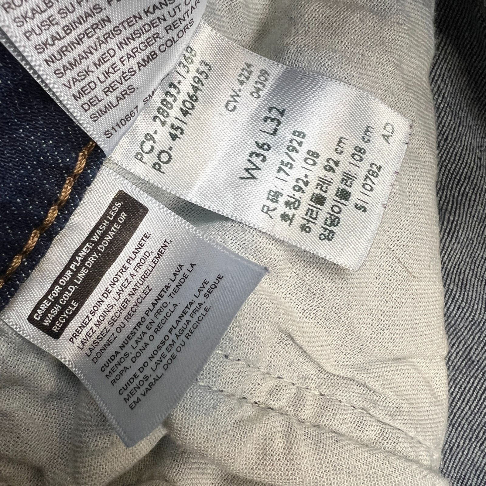 Levi's Levi's 512 Jeans 36x30 Slim Taper Leg Mid Rise Stretch Denim Size US 36 / EU 52 - 11 Thumbnail