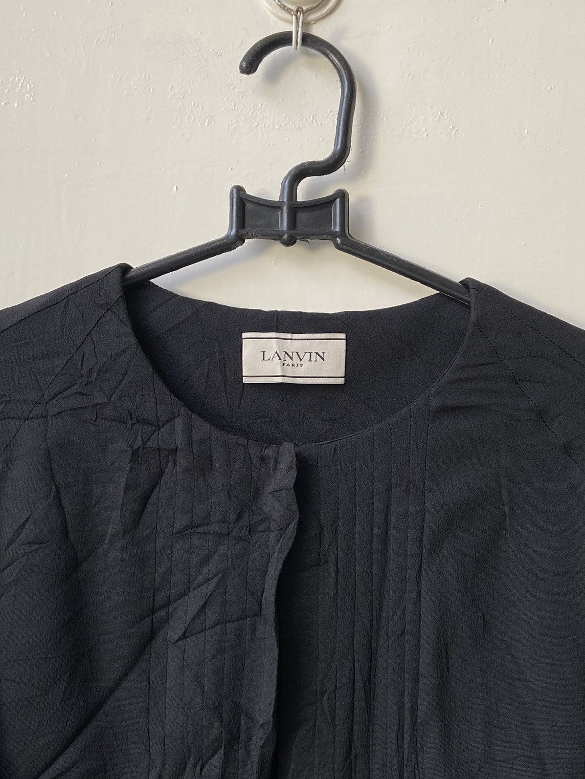 Lanvin LANVIN Black Midi Dress Size S / US 4 / IT 40 - 11 Thumbnail