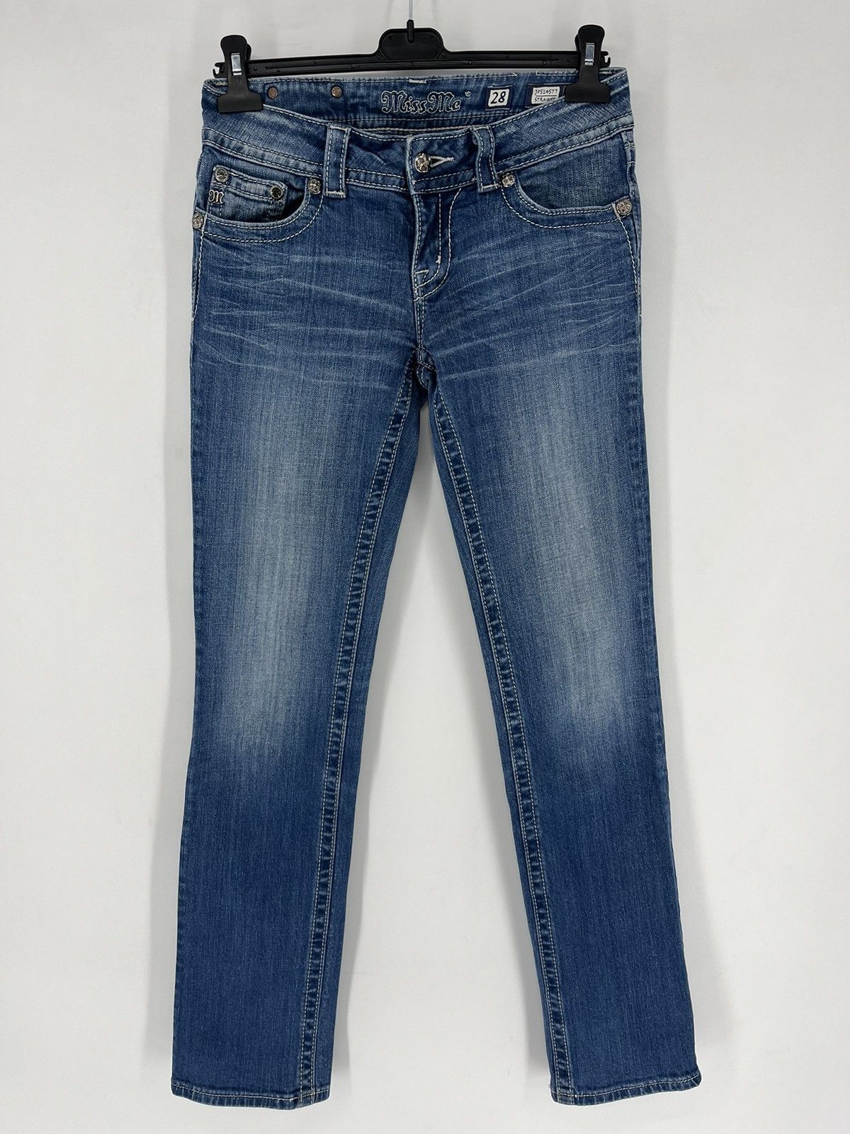 Hysteric Glamour Miss Me CRAZY Hysteric Glamour Chrome Hearts Style Jeans Size 28" / US 6 / IT 42 - 1 Thumbnail