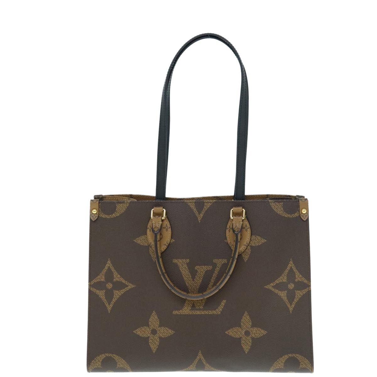 Louis Vuitton LOUIS VUITTON Monogram Reverse Giant On The Go MM Tote Bag Size ONE SIZE - 13 Thumbnail
