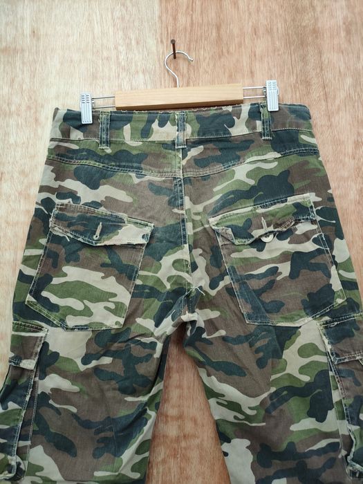 Japanese Brand over whelm camo military multipocket cargo pants #46-002DLL Size US 30 / EU 46 - 5 Thumbnail