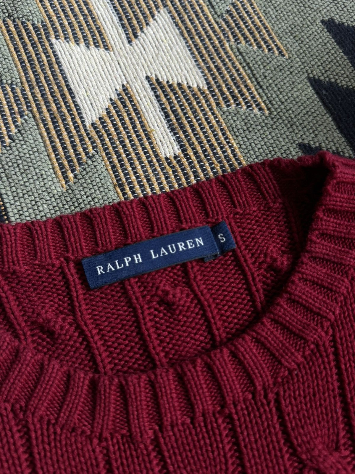 Polo Ralph Lauren Vintage Polo Ralph Lauren Cable Knitted Sweater Size S / US 4 / IT 40 - 7 Thumbnail